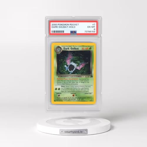 2000 Pokémon Rocket #7 Dark Golbat - Holo (PSA 6 EX-MT)