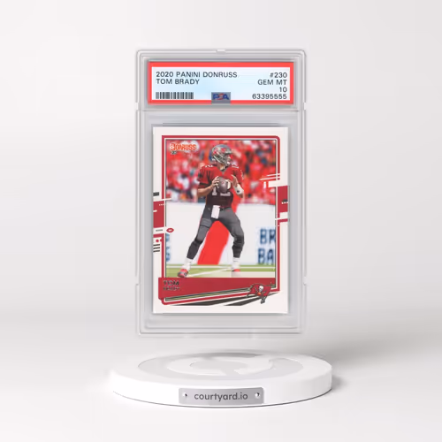 2020 Panini Donruss #230 Tom Brady (PSA 10 GEM MINT)