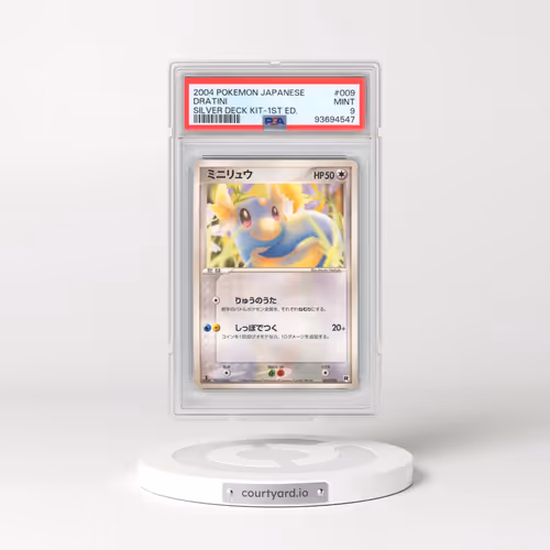 2004 Pokémon Silver Deck Kit #009 Dratini - 1st Edition (PSA 9 MINT)