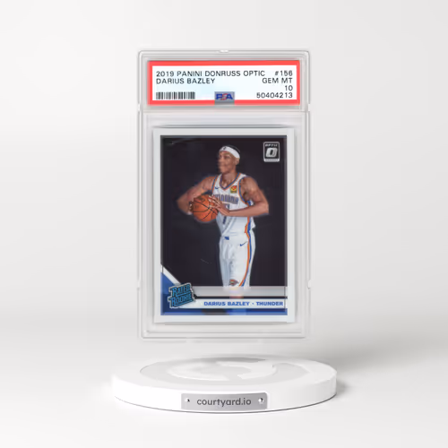 2019 Panini Donruss Optic #156 Darius Bazley (PSA 10 GEM MINT)