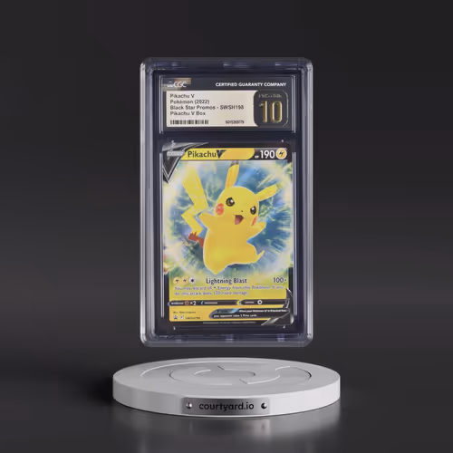 2017 Black Star Promos - Sword & Shield #SWSH198 Pikachu V - Holo (CGC 10 PRISTINE)