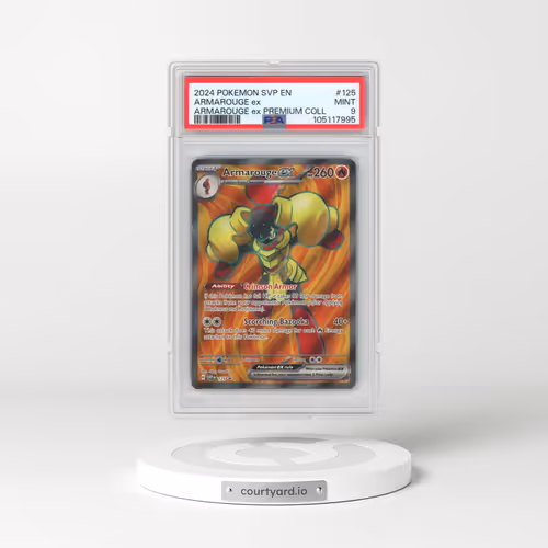 2024 Pokémon Svp EN-SV Black Star Promo #125 Armarouge EX - Holo Armarouge EX Premium Collection (PSA 9 MINT)