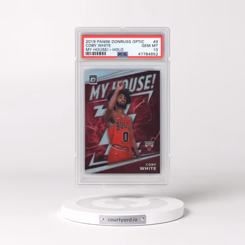 2019 Panini Donruss Optic My House! #9 Coby White - Holo (PSA 10 GEM MINT)