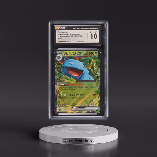 2023 Pokémon Card 151 #003/165 Venusaur ex - Holo (CGC 10 GEM MINT)