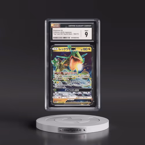 2019 Tag Team GX: Tag All Stars #100/173 Rayquaza GX - Holo (CGC 9 MINT)