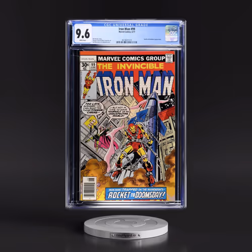 Iron Man #99 CGC 9.6 White Pages (Marvel Comics, 6/77) - Universal
