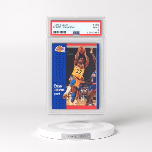 1991 Fleer #100 Magic Johnson (PSA 9 MINT)