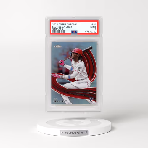 2024 Topps Chrome Strokes #S22 Elly de La Cruz (PSA 9 MINT)