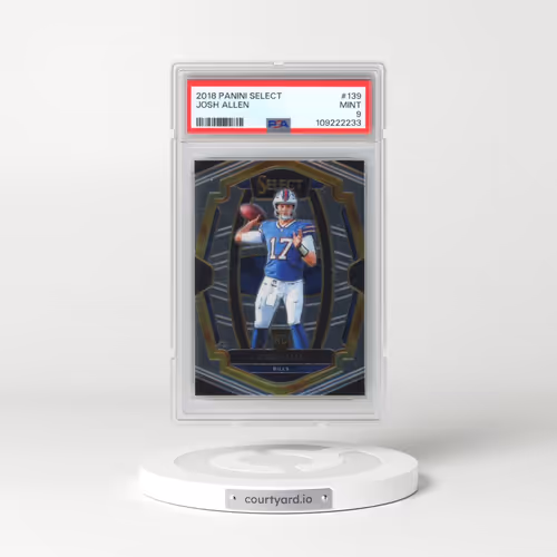 2018 Panini Select #139 Josh Allen (PSA 9 MINT)
