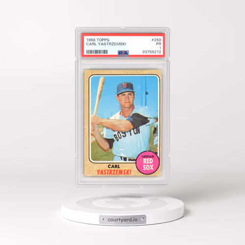 1968 Topps #250 Carl Yastrzemski (PSA 1 PR)