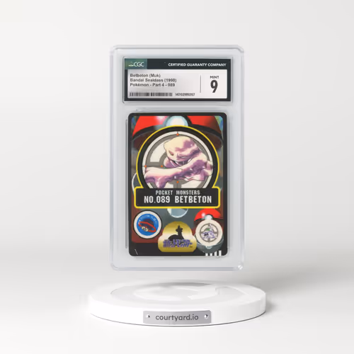 1998 Japanese Bandai Sealdass #89 Betbeton (Muk) (CGC 9 MINT)