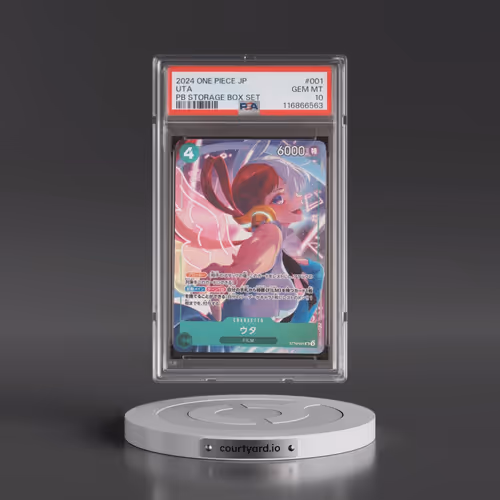 2024 One Piece Japanese Premium Booster -One Piece Card the Best- Storage Box Set #001 Uta (PSA 10 G