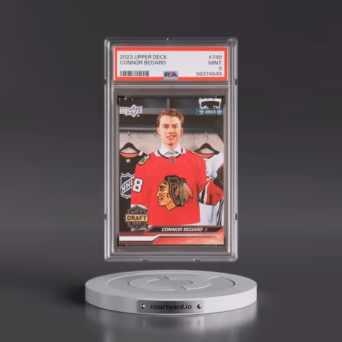2023 Upper Deck #740 Connor Bedard (PSA 9 MINT)