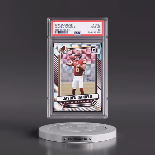 2024 Panini Donruss the Rookies #TR37 Jayden Daniels (PSA 10 GEM MINT)