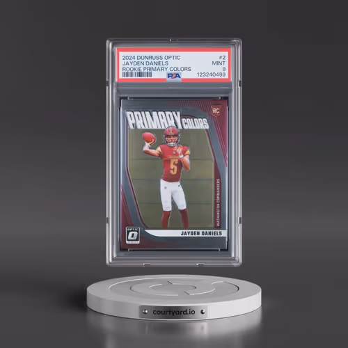 2024 Panini Donruss Optic Rookie Primary Colors #2 Jayden Daniels (PSA 9 MINT)