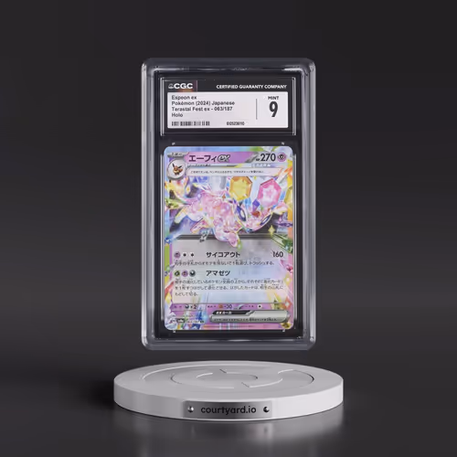 2024 Pokémon Sv8a-Terastal Fest EX #063 Espeon EX - Holo (CGC 9 MINT)