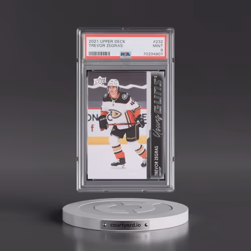 2021-2022 Upper Deck #232 Trevor Zegras (PSA 9 MINT)