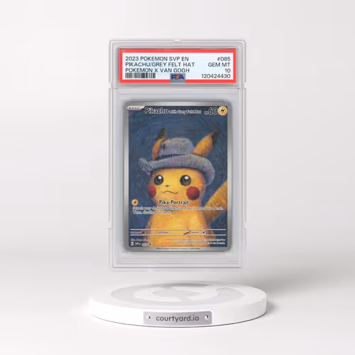 2023 Pokémon Svp EN-SV Black Star Promo #085 Pikachu With Grey Felt Hat - Pokemon X Van Gogh (PSA 10
