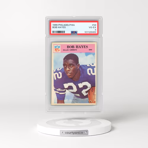 1966 Philadelphia #58 Bob Hayes (PSA 4 VG-EX)