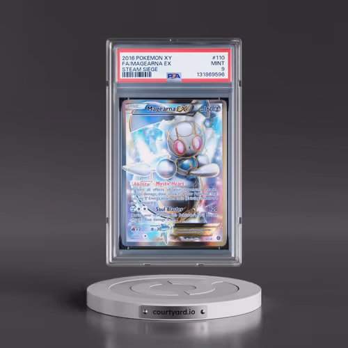 2016 Pokémon XY Steam Siege #110 Magearna EX - Holo Full Art (PSA 9 MINT)
