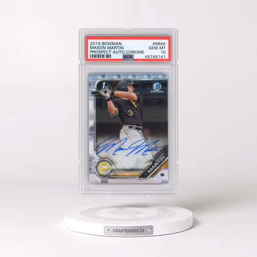 2019 Bowman Prospect Autographs Chrome #MMA Mason Martin (PSA 10 GEM MINT)