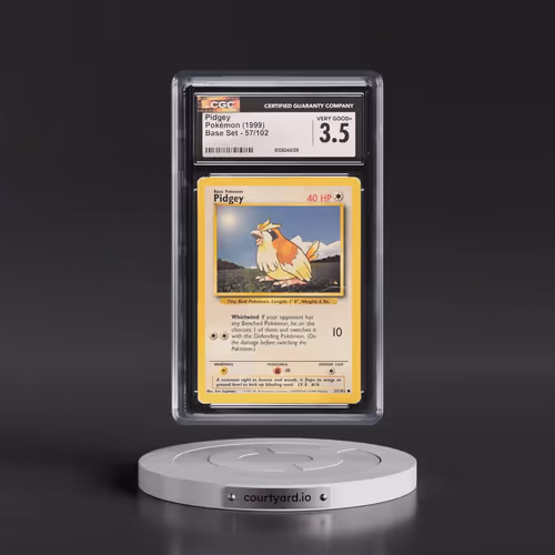 1999 Base Set #57/102 Pidgey (CGC 3.5 VG+)
