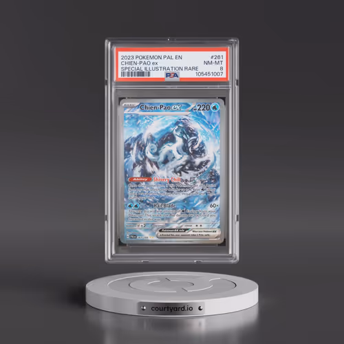 2023 Pokémon Pal EN-Paldea Evolved #261 Chien-Pao EX - Holo Special Illustration Rare (PSA 8 NM-MT)