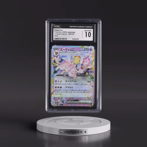2024 Pokémon Sv8a-Terastal Fest EX #063 Espeon EX - Holo (CGC 10 GEM MINT)