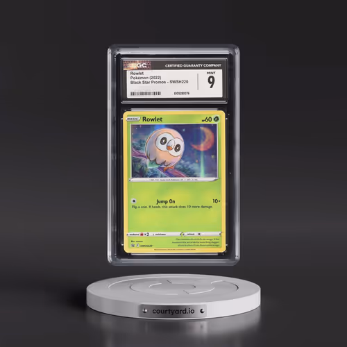 2017 Black Star Promos - Sword & Shield #SWSH220 Rowlet - (Holo) (CGC 9 MINT)
