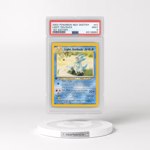 2002 Neo Destiny #47 Light Golduck - 1st Edition (PSA 9 MINT)