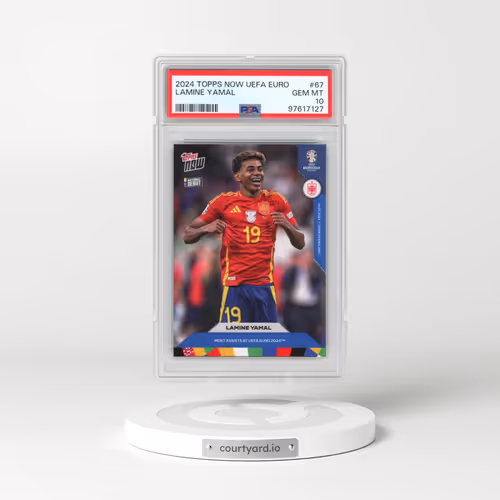 2024 Topps Now UEFA Euro #67 Lamine Yamal (PSA 10 GEM MINT)