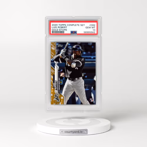 2020 Topps Complete Set #392 Luis Robert - Gold Stars (PSA 10 GEM MINT)