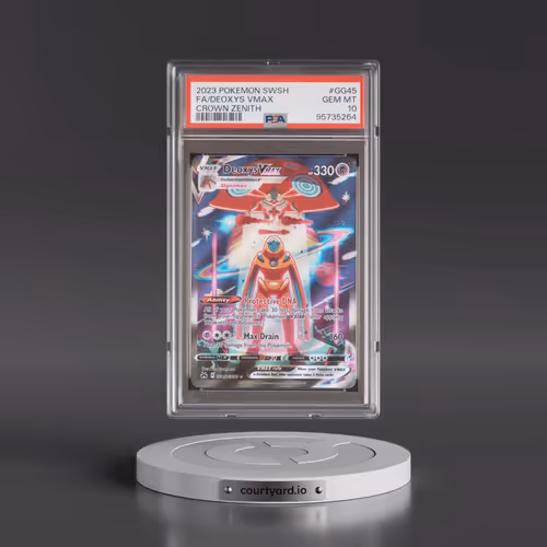 2023 Pokémon Sword and Shield Crown Zenith #GG45 Deoxys Vmax - Full Art (PSA 10 GEM MINT)