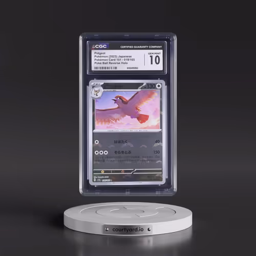 2023 Pokémon Card 151 #018/165 Pidgeot - Reverse Holo Poké Ball (CGC 10 GEM MINT)
