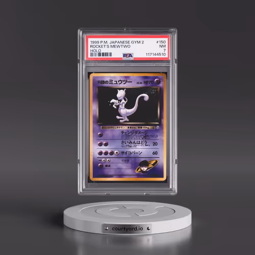 1999 Pokémon Gym 2 #150 Rocket's Mewtwo - Holo (PSA 7 NM)
