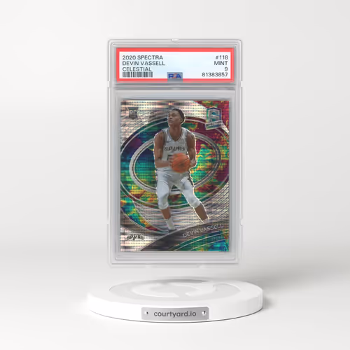 2020 Panini Spectra #118 Devin Vassell - Celestial (PSA 9 MINT)