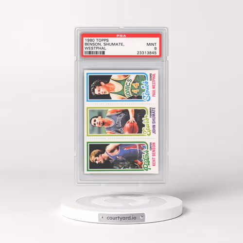 1980 Topps #21 Benson, Shumate - Westphal (PSA 9 MINT)