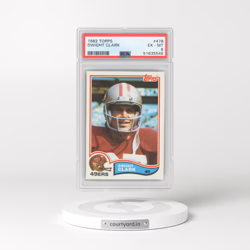1982 Topps #478 Dwight Clark (PSA 6 EX-MT)