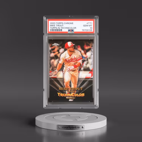 2023 Topps Chrome Topps in Technicolor #TT1 Mike Trout (PSA 10 GEM MINT)