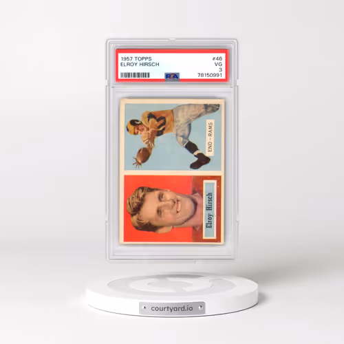 1957 Topps #46 Elroy Hirsch (PSA 3 VG)