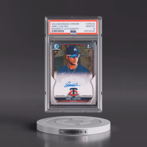 2023 Bowman Chrome Prospect Autographs #CPAAC Ariel Castro (PSA 10 GEM MINT)