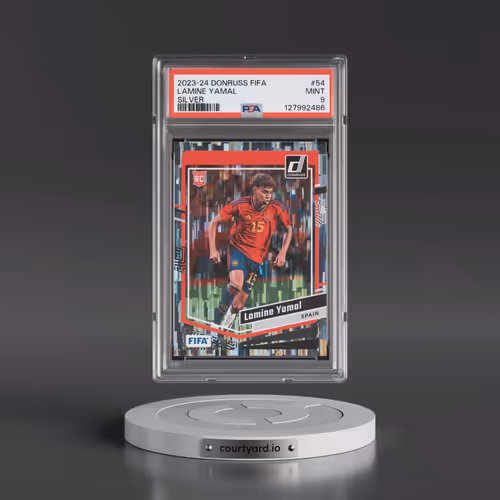 2023-24 Panini Donruss FIFA #54 Lamine Yamal - Silver (PSA 9 MINT)