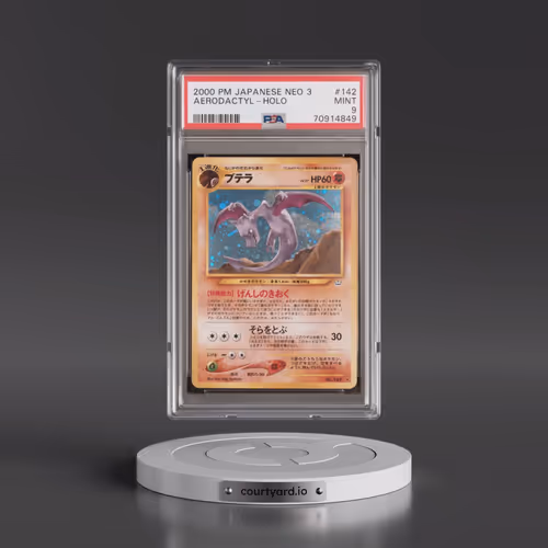 2000 Pokémon Neo 3 #142 Aerodactyl - Holo (PSA 9 MINT)