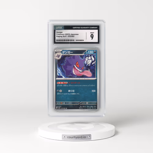 2023 Raging Surf #035/062 Gengar (CGC 9 MINT)