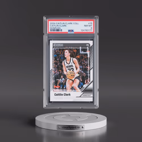 2024 Panini Caitlin Clark Collection Donruss #15 Caitlin Clark (PSA 8 NM-MT)
