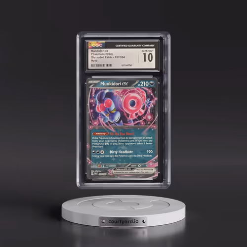 2023 Shrouded Fable - SFA EN #037/064 Munkidori ex - Holo (CGC 10 GEM MINT)