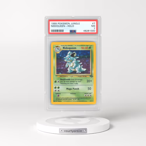 1999 Pokémon Jungle #7 Nidoqueen - Holo (PSA 7 NM)
