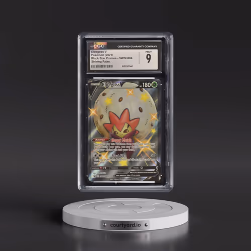 2017 Black Star Promos - Sword & Shield #SWSH084 Eldegoss V - Holo Shining Fates Tins (CGC 9 MINT)