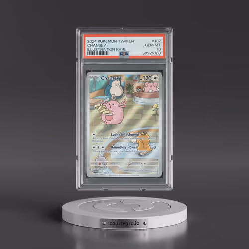 2024 Pokémon Twm EN-Twilight Masquerade #187 Chansey - Illustration Rare (PSA 10 GEM MINT)