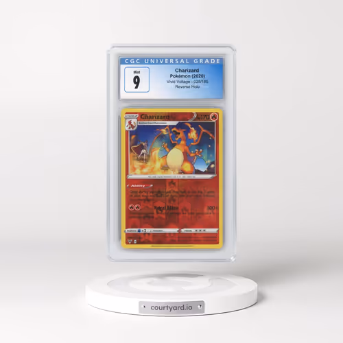 2020 Vivid Voltage #025/185 Charizard - Reverse Holo (CGC 9 MINT)